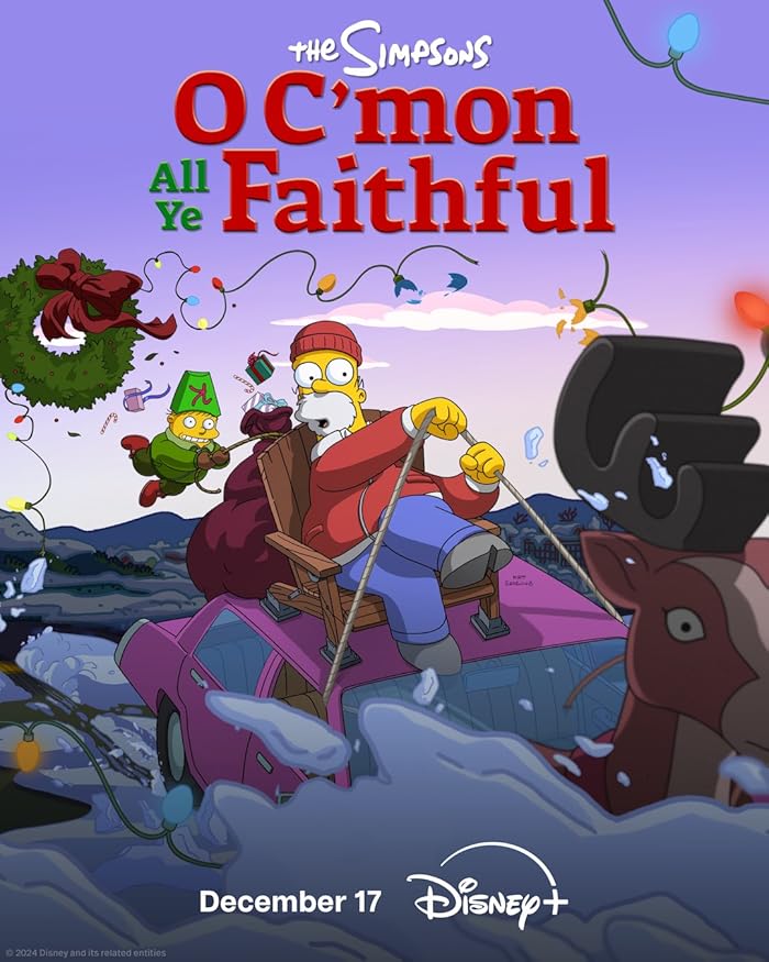 انمي فيلم The Simpsons: O C’mon All Ye Faithful 2024 مترجم اون لاين